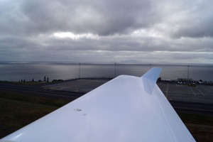 Funchal Airport while taking off to fly over Madeira. Photo by Flying Revue