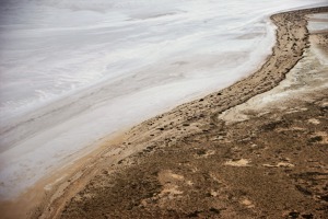 Lake Eyre, infinite white salty plain.  Credit: Jiri Prusa