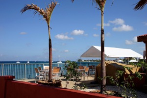 Café at port of George Town, Cayman Islands