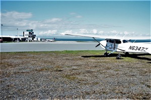 Letiště Port Hardy na ostrově generála Vancouvera. 