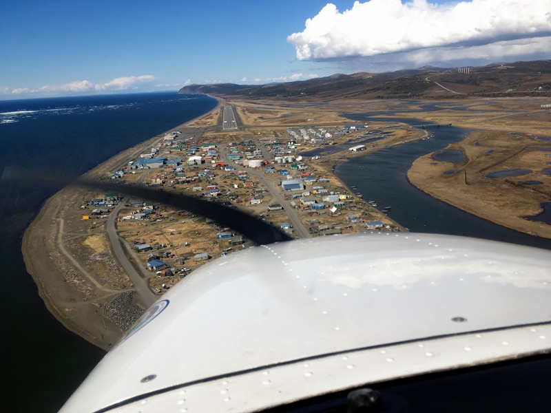 Flying over Bering Strait as one of the greatest personal Our flying Flying