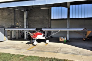 ICP Savannah S at Castelnuovo Don Bosco Airport. At first Daniel must take her out of the hangar himself, then refuel, make a pre-flight check, and only then he can fly.