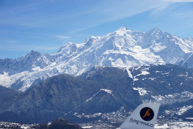 You can fly around Mont Blanc