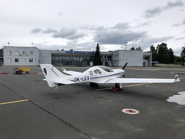 Our expedition aircraft on Pskov Airport